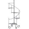 Iron Spiral Staircase Plant Stand