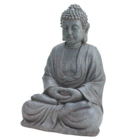 12-inch Fiberglass Buddha Statue