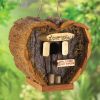 Heart-Shaped Love Shack Mini Bird House