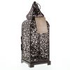 Iron Candle Lantern Tower - 13 inches