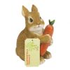 Rabbit Hugging Carrot Garden Figurine