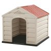 Sturdy Outdoor Waterproof Polypropylene Dog House for Small Dogs