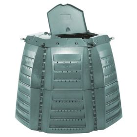 Green Recycled Plastic 267 Gallon Compost Bin for Home Composting