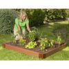 4 x 4 Foot Outdoor Raised Garden Bed Planter