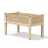 Farmhouse 24-in x 48-in x 31-in Cedar Elevated Victory Garden Bed - Made in USA