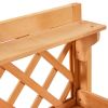Outdoor Home Garden Wooden Potting Bench with Storage Drawer