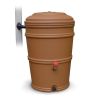 45-Gallon Plastic Rain Barrel with Flexi-Fit Rain Gutter Diverter in Terra Cotta
