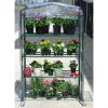 4-Tier Growing Rack Planter Stand Greenhouse with Thermal Cover