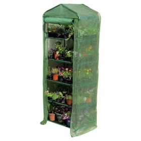 5-Tier Sturdy Growing Rack Planter Stand Greenhouse with Reinforced Cover