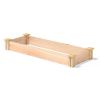 16 in x 48 in Low Profile Cedar Raised Garden Bed - Made In USA