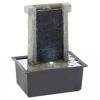 Lighted Stone Wall Tabletop Water Fountain