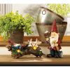 Garden Gnome with Welcome Sign Light-Up Solar Garden Decor
