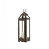 Speckled Copper Candle Lantern - 13 inches